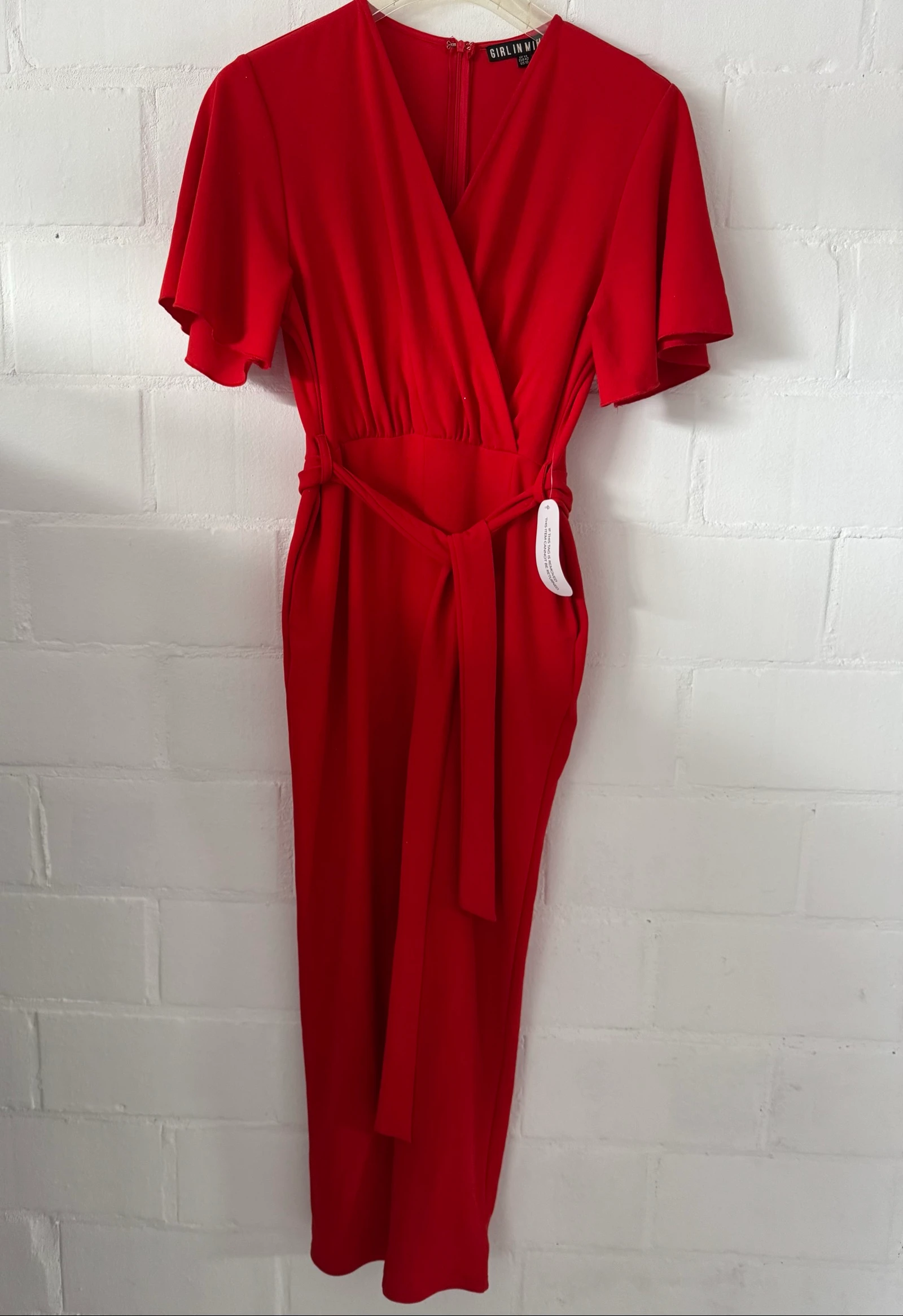 Girl In Mind rode jumpsuit nieuw met labels maat 42 – photo 4